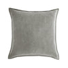 Dark Grey Velvet Throw Pillow Cover with Insert Decorative Cushion Fancy