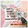 Luxury Blossom Pink Rose Faux Fur Throw Blanket with Sherpa Backside