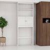 Over Toilet Bathroom Storage Shelf Cabinet with Doors and Organizer