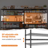 3/4/5/6/7/8 Tier Storage Shelves-Adjustable Wire Shelving Rack-Multi Sizes