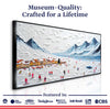 Snow Mountain Abstract Wall Art II