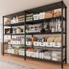 3/4/5/6/7/8 Tier Storage Shelves-Adjustable Wire Shelving Rack-Multi Sizes