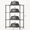 3/4/5/6/7/8 Tier Storage Shelves-Adjustable Wire Shelving Rack-Multi Sizes