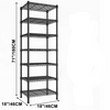 3/4/5/6/7/8 Tier Storage Shelves-Adjustable Wire Shelving Rack-Multi Sizes