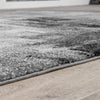 Modern Area Rug Canvas Artful Design in Grey