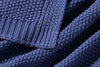 Seed Stitch Cotton Throw Blanket