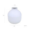Matte Black Metal Vase: For Dried Flowers, Wedding Gifts, and Home Decor