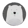 Cotton Baby Play Mat Round Animal Carpet for Crawling and Sleeping