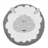 Cotton Baby Play Mat Round Animal Carpet for Crawling and Sleeping