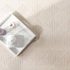 Soft Washable Area Rug Aspen with High-Low Pattern