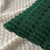 18"x18" tufted dot corduroy throw pillow 16 colors soft 3d dotted texture  450g insert included