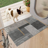 Minimalist Geometric Rugs Durable Hallway Kitchen Entrance Doormat Home Decor