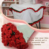 Flower Bouquet Blanket – Soft Lightweight Knitted Throw for Birthday, Wedding & Valentine Gift
