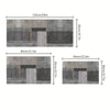 Minimalist Geometric Rugs Durable Hallway Kitchen Entrance Doormat Home Decor