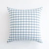 Light Blue Plaid Baby Pillow Cover Decorative Sofa Cushion Home Accent