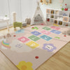 Children’s Crystal Pile Rug Washable Bedroom Crawl Mat Home Decor Accent