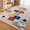 Children’s Crystal Pile Rug Washable Bedroom Crawl Mat Home Decor Accent