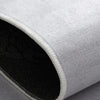Leaf Pattern Gradient Grey Kitchen Runner Rug Warm Bedroom Welcome Carpet
