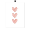 Kawaii Angel Rabbit Rainbow Cloud Kids Room Canvas Wall Art Posters