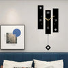 Nordic Clock With Pendulum Large Size Wall Clock