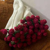 Flower Bouquet Blanket – Soft Lightweight Knitted Throw for Birthday, Wedding & Valentine Gift
