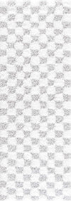 Atira Gray Checkered Area Rug