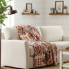 Southwestern Havana Geometric Plush Fleece Flannel Throw Blanket Soft Cozy Bedding