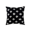 20''x20'' tufted floral 100% cotton throw pillow | 7 colors textured daisy stitch design | boho chic couch & bedroom accent | insert included
