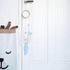 Golden Lace Dream Catcher with Bells Feathers Nursery Wall Hanging Decor