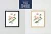 Watercolor Florals Art Print, Framed (12" x 16")