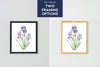 Watercolor Florals Art Print, Framed (12" x 16")