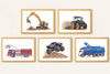 Humongous Trucks Art Print, Framed (16" x 12")