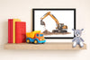 Humongous Trucks Art Print, Framed (16" x 12")