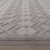 Indoor Outdoor Rug Livorno Geometric Trellis Pattern In Grey