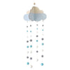 Wooden Hot Air Balloon Wind Chime Nursery Hanging Kids Room Decoration