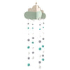 Wooden Hot Air Balloon Wind Chime Nursery Hanging Kids Room Decoration
